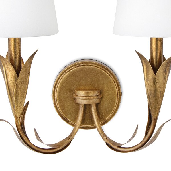 River Reed Sconce Double